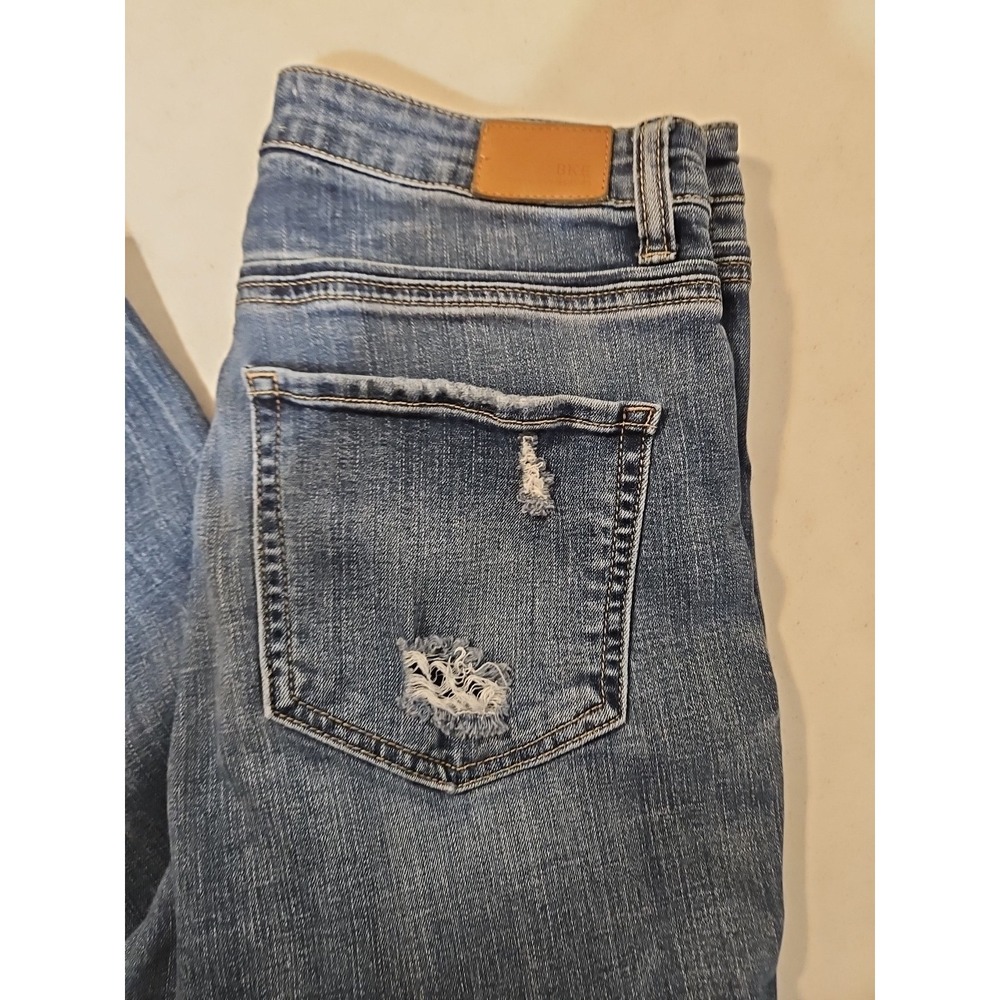 BKE Parker Universal Fit High Rise Ankle Skinny Distressed Jeans 28x29.5 (1334)‎
